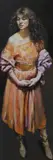Karen standing by Robert Lenkiewicz, lithograph, offered Jul 2024