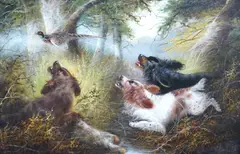 Untitled by George Armfield, oil on canvas, sold Jun 2024