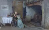 Reconciled by William A. Breakspeare, oil on wood, offered Jun 2024