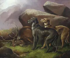 Untitled by Robert Cleminson, oil on canvas, sold Jun 2024
