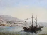 View of Cannesoil on by Pierre Tetar van Elven, Oil on canvas relined within the past, offered Jun 2024