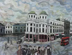 West Strand by Alfred Daniels, 1966, oil on canvas, offered Jun 2024
