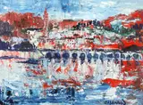 Untitled by James Lawrence Isherwood, oil on board, sold Jun 2024