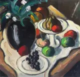 Untitled by Peter Collis Rha, 1993, oil on canvas, sold Jun 2024