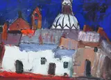 The Spanish Church by Anne Redpath, oil on canvas, offered Jun 2024