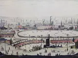 The Pond by L. S. Lowry, lithograph, sold Jun 2024