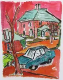 Backyard by Bob Dylan, print, sold Jun 2024