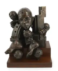 A maquette for Great Ormond Street by Eduardo Paolozzi Ra Kbe Hrsa, bronze, sold Jun 2024