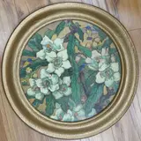 Tondo by Kay Nixon, oil, sold Jun 2024