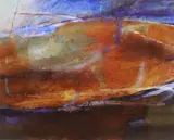 Subtle is the night by Mark Johnson, 2001, oil on card, sold Jun 2024