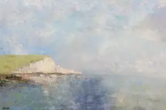 The Seven Sisters by Sarah Burges, oil on board, sold Jun 2024