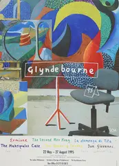 Glyndebourne 95 Exhibition poster by David Hockney, print (other), sold Jun 2024