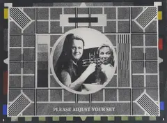 Test card by Robin Smart, etching, offered Jun 2024