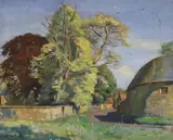 Milton, Northants by George Herbert Buckingham Holland, oil on canvas, offered Jun 2024