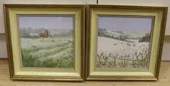 Winter sheep by Peter Jay, oil, sold Jun 2024