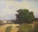Impressionist by Mieczyslaw Wieczorek, oil on board, sold Jun 2024