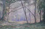 A Vista by William Keen, oil on card, offered Jun 2024