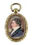 Portrait miniature of a gentlemanwatercolour on by Y Peter Paillou Jnr, watercolour, sold Jun 2024