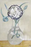 White and Black by Maxwell Armfield, oil on board, sold Jun 2024