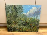 The Bank, Falmouth by Neil Miners, oil on board, offered Jun 2024