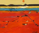The Road to Salamanca by Robin Alexander Elliott, oil on canvas, sold Jun 2024