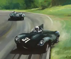 Number 31 by Dion Pears, oil on board, sold Jun 2024