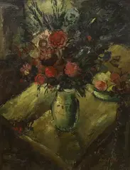 In the manner of Ruskin Spear by Paul Earee, oil on canvas, sold Jun 2024