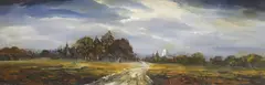 Impressionist by Edward Elliott, oil on board, sold Jun 2024
