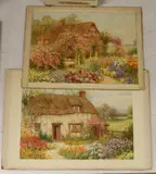 ‘Old cottage at by William Affleck, watercolor, sold Jun 2024