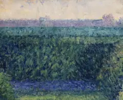 River landscape by Keith New, pastel on paper, offered Jun 2024