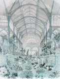 Covent Garden Flower Market by David Gentleman, lithograph, sold Jun 2024
