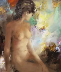 Impressionist by Christian Jereczek, oil on canvas, sold May 2024