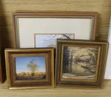 Leopards and antelopes by Lambert Kariedemann, watercolor, offered May 2024