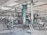 Factory by Frederick Donald Blake, ink and watercolour on paper, sold May 2024