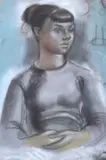 Study of a girl by S. Horne Shepherd, pastel, sold May 2024