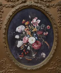 Oval by W.H. Darlington, 1952, oil on board, sold May 2024