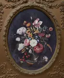 Oval by W.H. Darlington, 1952, oil on board, sold May 2024