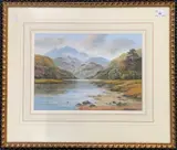 Highland Scene by Wendy Reeves, pastel, offered Oct 2024