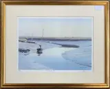 First of the Tide by Geoffrey Sayers, lithograph, sold Oct 2024