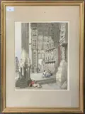 South Porch of Chartres Cathedral by Thomas Shooter Boys, pencil, sold Oct 2024