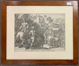 After Antonio Tempesta by Jacques de Gheyn, etching and engaving, offered Aug 2024