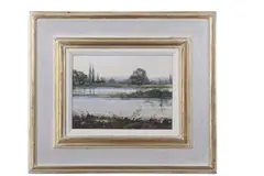 View over the Broads by Jeremy Barlow, oil on board, sold Jul 2024