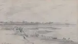 Nr Southwold by Harry Becker, pencil, sold Jul 2024