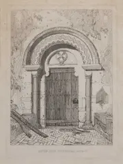 South Door, Tottenhill Church by John Sell Cotman, print (other), offered Jul 2024