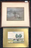 Katwijk-aan-Zee by Robert Bagge-Scott, pastel, sold Jul 2024