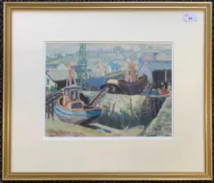 Newford-Kelcey by William Bowyer, gouache, sold Jul 2024