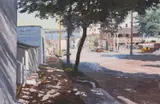Untitled by Mavis Blackburn, oil on canvas, offered Mar 2025