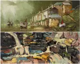 Mousehole by Jack R. Mould, oil on canvas, offered Mar 2025