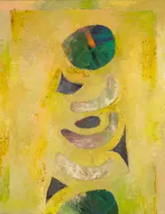 Large by Peter Coviello, oil on board, sold Mar 2025