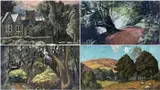 Untitled by Bryn Richards, oil on board, sold Mar 2025